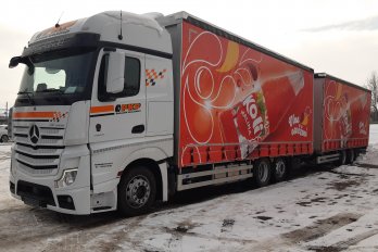 Souprava plachtová (tandemová) s bočnicemi